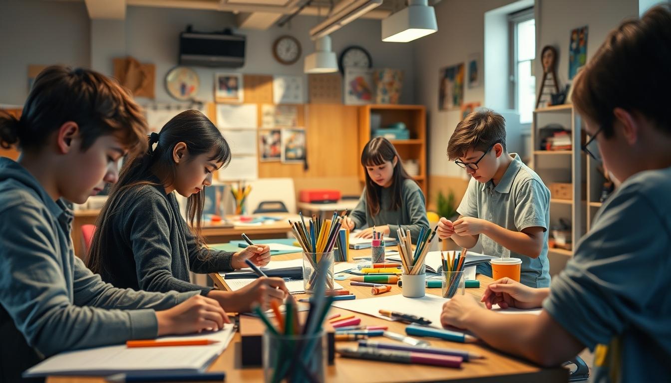 Organized exam preparation notes and academic planner